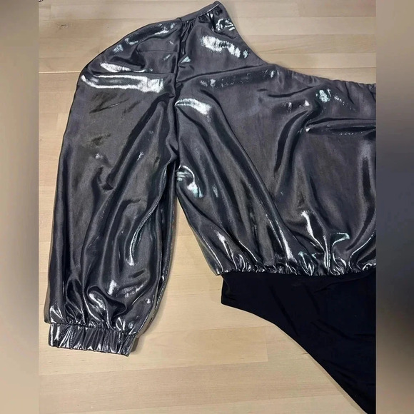 MISA Los Angeles Bodysuit in Silver Bianca Size Small - Picture 5 of 8